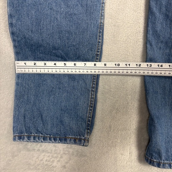 ✨ 2/$35 Levi's 516 Slim Straight Jeans Light Wash Mens 36x30 Everyday Western - Picture 8 of 10